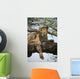 Leopard Keeps Watch Wall Decal