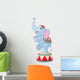 Cartoon Circus Elephant Wall Decal