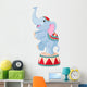 Cartoon Circus Elephant Wall Decal
