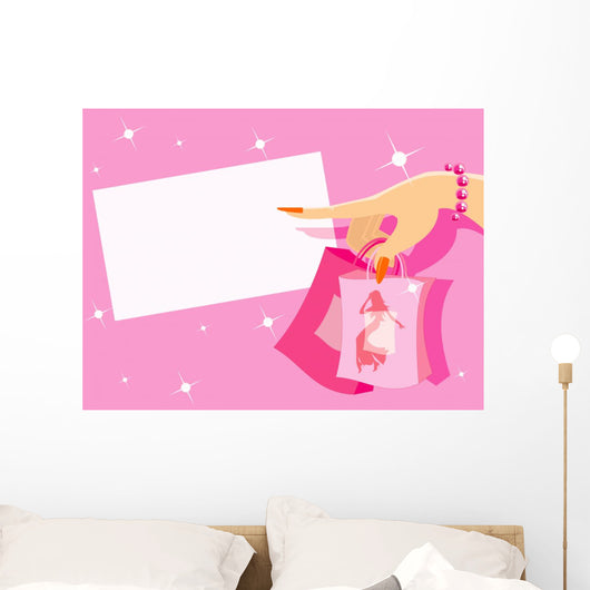 Vector Image Handbags Woman Wall Decal