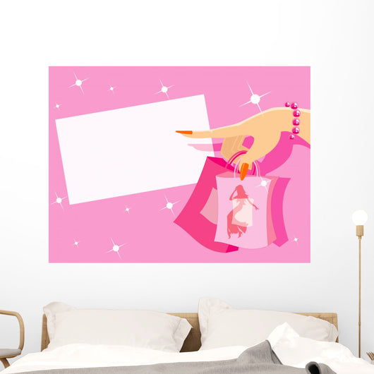 Vector Image Handbags Woman Wall Decal