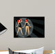 Vector Image Two Girls Wall Decal