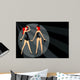 Vector Image Two Girls Wall Decal