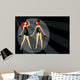Vector Image Two Girls Wall Decal