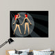 Vector Image Two Girls Wall Decal