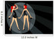 Vector Image Two Girls Wall Decal