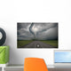 Large Tornado over Road Wall Decal