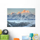 Snowy Winter Dawn Teton Wall Decal