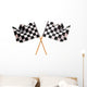 Checkered Flag Wall Decal