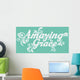 Amazing Grace Lettering Wall Decal