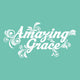 Amazing Grace Lettering Wall Decal