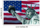 Flag Lady Liberty Wall Decal