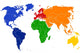 Weltkarte World Map Wall Decal