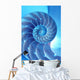 Split Nautilus Seashell Showing Wall Decal