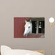 White Horse Sticking Head Wall Decal