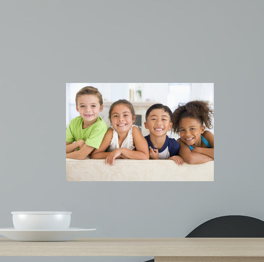 Group Young Friends Together Wall Decal