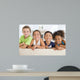 Group Young Friends Together Wall Decal