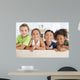 Group Young Friends Together Wall Decal