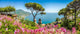 Amalfi Coast Campania Italy Wall Decal Panoramic
