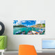 Fishing Town Liguria Italy Wall Decal Panoramic