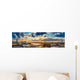 Scenic Summer Night Panorama Wall Decal Panoramic