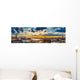 Scenic Summer Night Panorama Wall Decal Panoramic