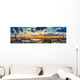 Scenic Summer Night Panorama Wall Decal Panoramic