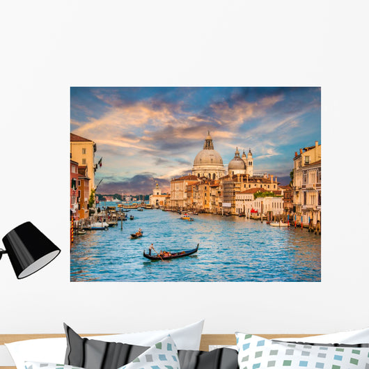 Canal Grande with Santa Croce Wall Decal