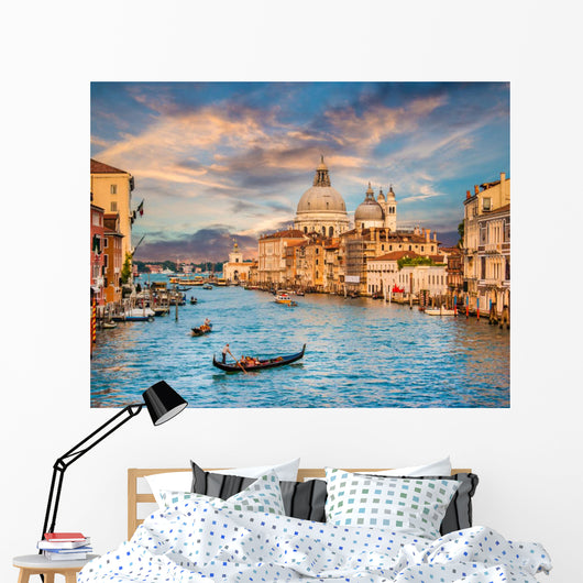 Canal Grande with Santa Croce Wall Decal