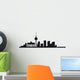 Berlin Skyline Wall Decal Panoramic