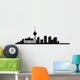 Berlin Skyline Wall Decal Panoramic