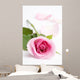 Macro Shot Beautiful Pink Rose Wall Decal