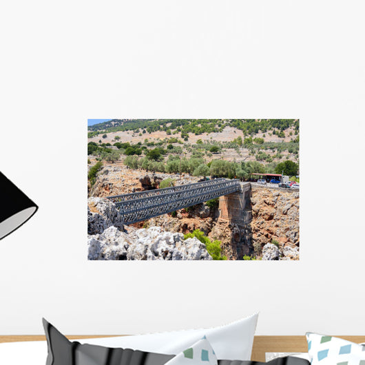 Iron Bridge over Aradena Wall Decal