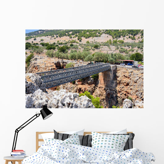 Iron Bridge over Aradena Wall Decal