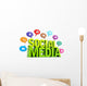 Social Media Wall Decal