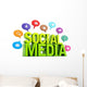 Social Media Wall Decal