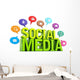 Social Media Wall Decal