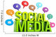Social Media Wall Decal