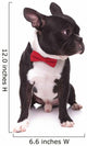 Seated French Bulldog Wall Decal