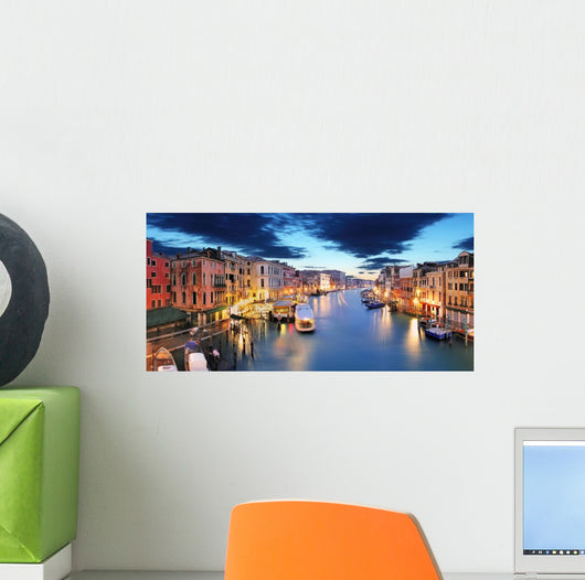 Panorama Venice from Rialto Wall Decal