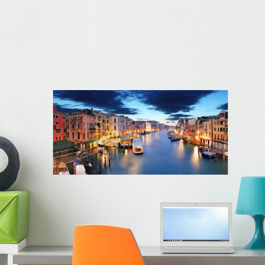 Panorama Venice from Rialto Wall Decal