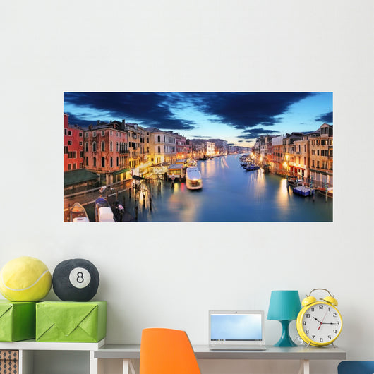 Panorama Venice from Rialto Wall Decal