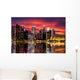 Building with Reflection Wall Decal