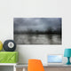 Heavy Rain over River Wall Decal