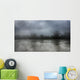 Heavy Rain over River Wall Decal