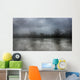 Heavy Rain over River Wall Decal