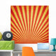 Sunburst Retro and Duplicate Wall Decal