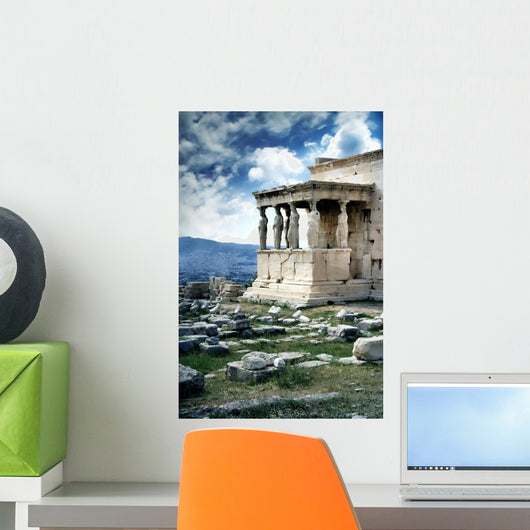 Caryatids Famous Acropolis Athens Wall Decal