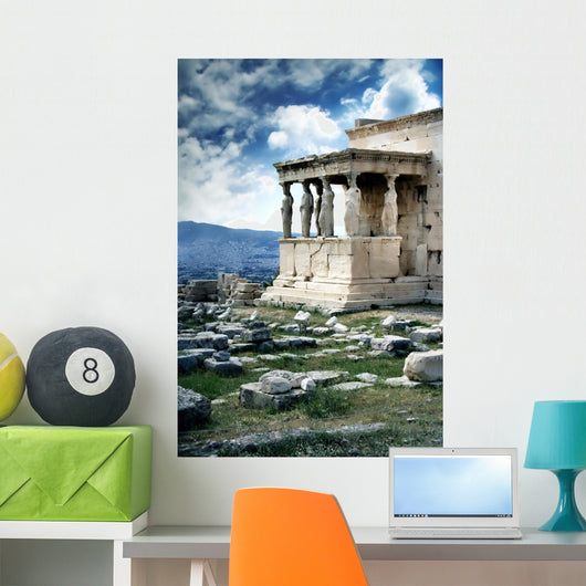 Caryatids Famous Acropolis Athens Wall Decal