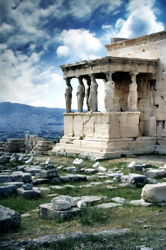 Caryatids Famous Acropolis Athens Wall Decal